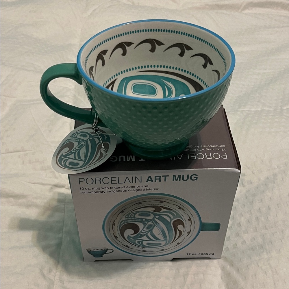 Northwest Porcelain Art Mug - Trevor Angus - Killer Whale